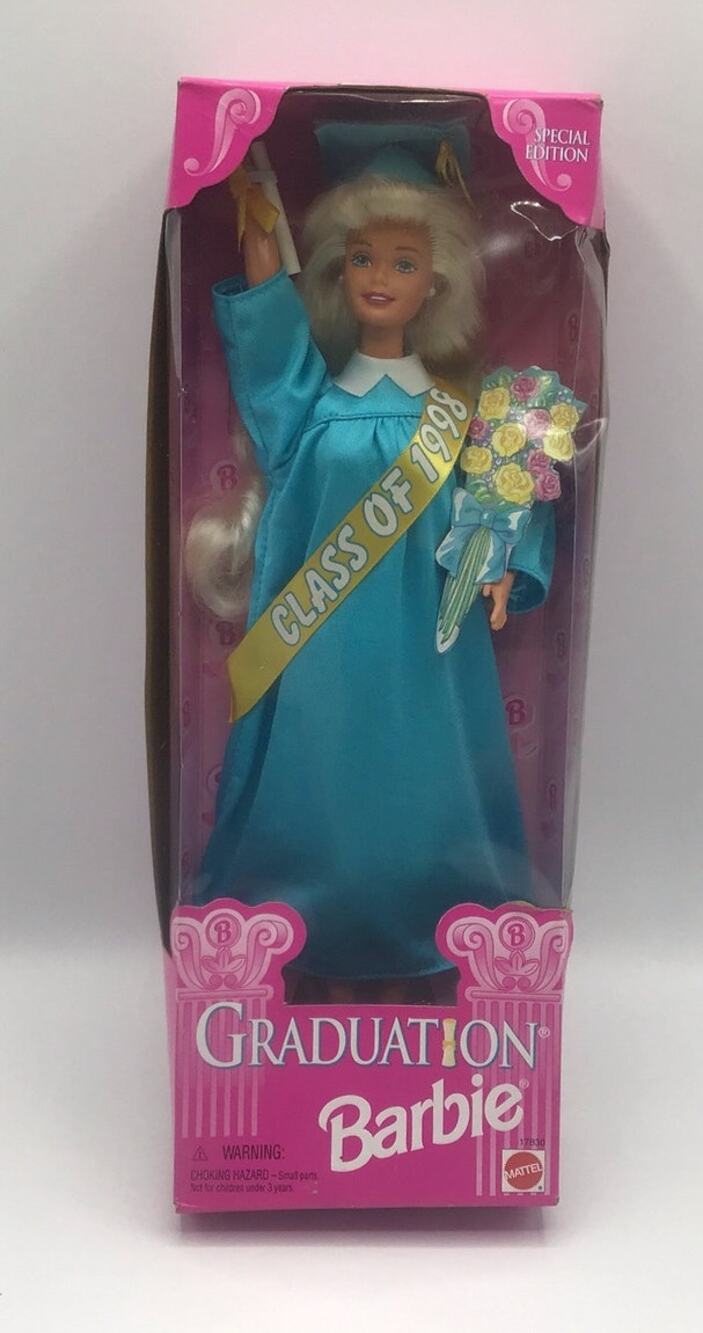 Graduation Barbie Doll 1998 Special Edition Mattel 17530 Blue Gown NIB